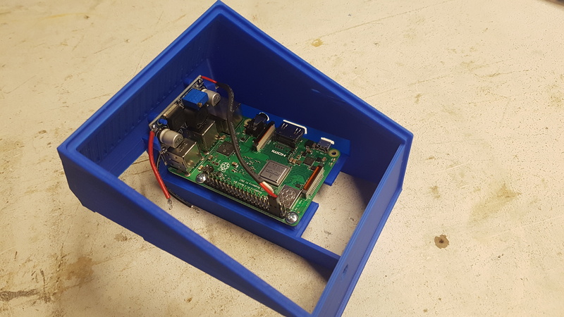 Raspberry Pi dans le boitier