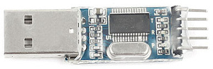 Adaptateur USB vers RS232 - vue de face